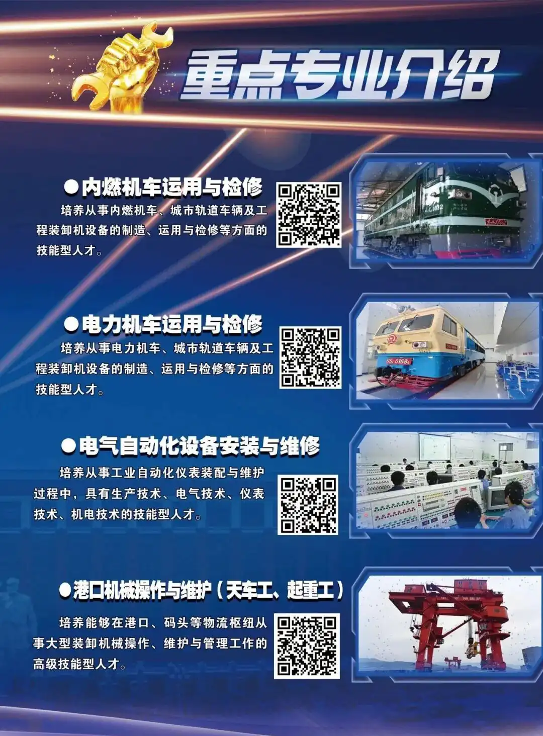 齐齐哈尔技师学院专业介绍
